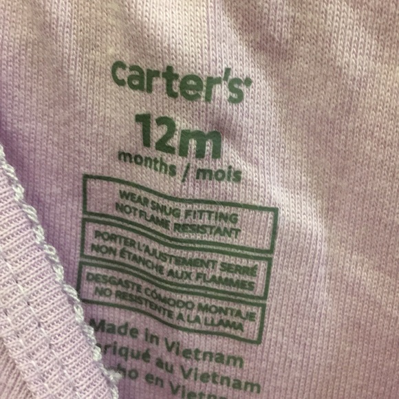 Carter's 12M puppy and hearts PJ set - Picture 3 of 5